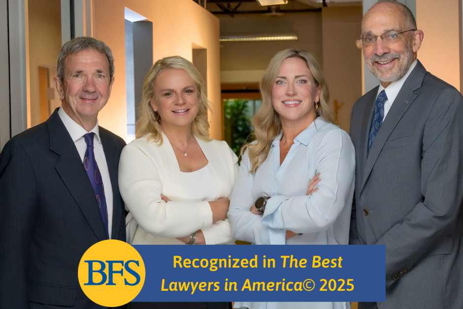 BFS attorneys Pat Biggam, Kelly Massicotte, Heidi Groff, Ron Fox