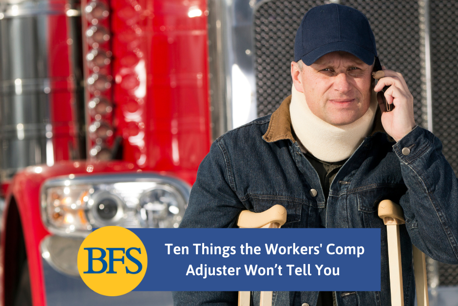 Ten Things the Vermont Workers' Comp Adjuster Won’t Tell You (Part I)